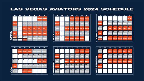 las vegas aviators home schedule